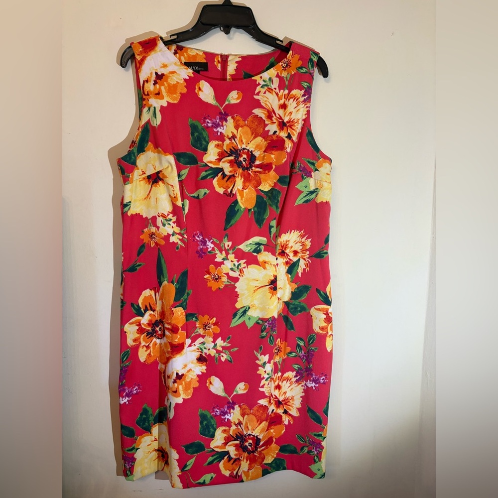 Alyx Vibrant Pink and Orange Dress
